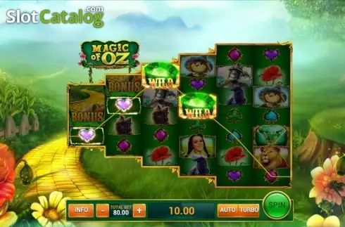 Οθόνη4. Magic of Oz (GamesOS) Κουλοχέρης