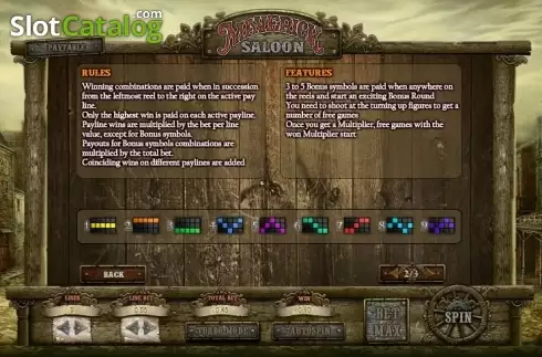 Οθόνη7. Maverick Saloon Κουλοχέρης