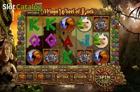 Οθόνη2. Maya Wheel of Luck Κουλοχέρης