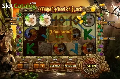 Οθόνη3. Maya Wheel of Luck Κουλοχέρης