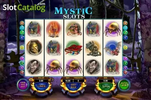 Οθόνη2. Mystic Slots Κουλοχέρης