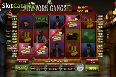Οθόνη4. New York Gangs (GamesOS) Κουλοχέρης