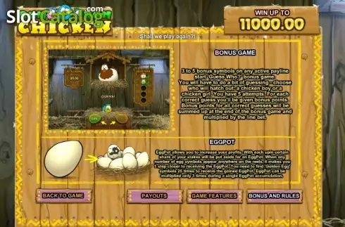 Οθόνη7. Run Chicken Run Κουλοχέρης
