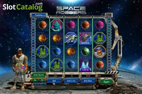 Οθόνη2. Space Robbers Κουλοχέρης 