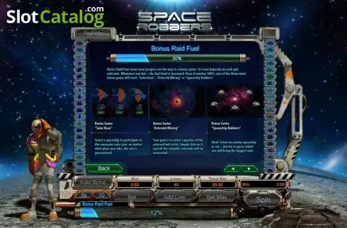 Οθόνη6. Space Robbers Κουλοχέρης 
