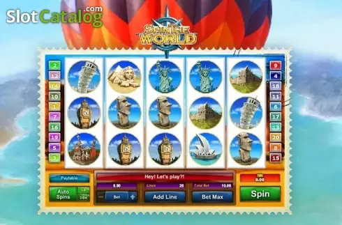 Οθόνη2. Spin the World Κουλοχέρης