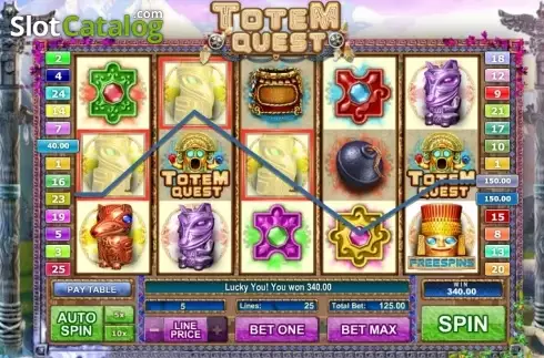 Οθόνη4. Totem Quest Κουλοχέρης