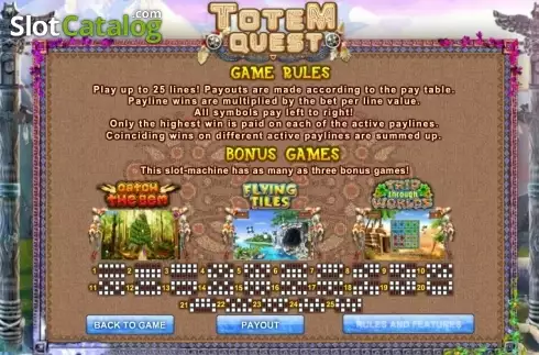 Οθόνη6. Totem Quest Κουλοχέρης