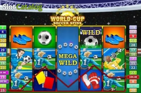 Οθόνη3. World-Cup Soccer Spins Κουλοχέρης