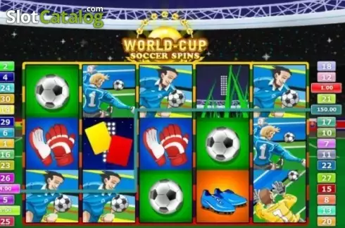 Οθόνη4. World-Cup Soccer Spins Κουλοχέρης