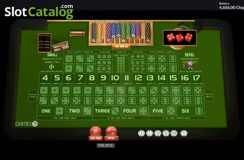 Οθόνη3. Sic Bo (GamesOS) Κουλοχέρης 