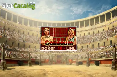 10-Line Coliseum Poker Λογότυπο 10-Line Coliseum Poker Λογότυπο