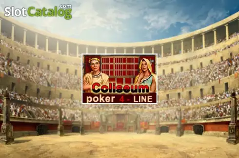 4-Line Coliseum Poker Λογότυπο 4-Line Coliseum Poker Λογότυπο