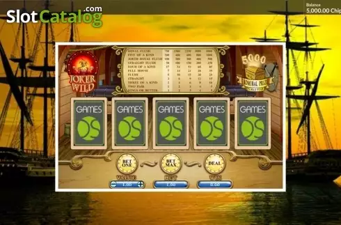 Οθόνη2. Joker Wild (GamesOS) Κουλοχέρης