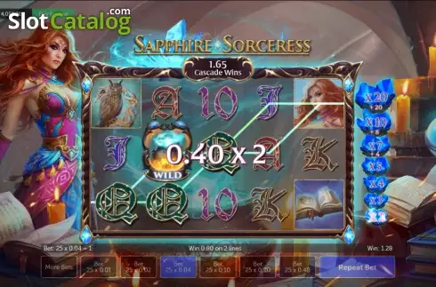 Πολλαπλασιαστής. Sapphire Sorceress Κουλοχέρης