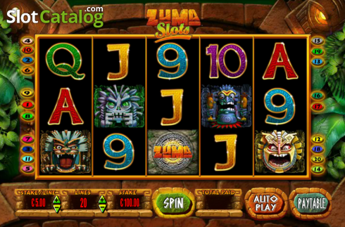 Οθόνη6. Zuma (Gamesys) Κουλοχέρης