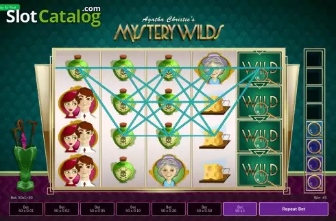 Οθόνη3. Agatha Christie's Mystery Wilds Κουλοχέρης