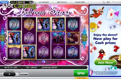 Οθόνη8. Ballroom Stars Κουλοχέρης