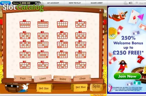 Οθόνη3. Barnyard Bonanza (Gamesys) Κουλοχέρης