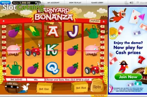 Οθόνη5. Barnyard Bonanza (Gamesys) Κουλοχέρης