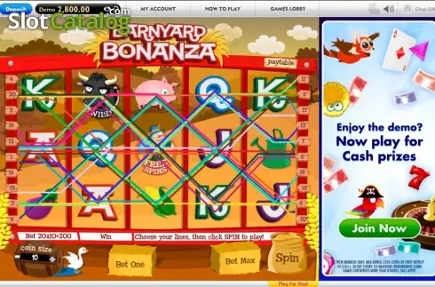 Οθόνη6. Barnyard Bonanza (Gamesys) Κουλοχέρης