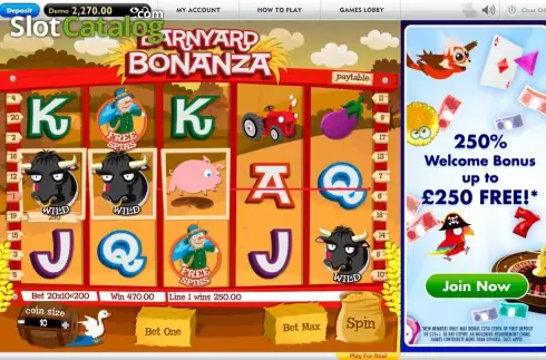 Οθόνη8. Barnyard Bonanza (Gamesys) Κουλοχέρης