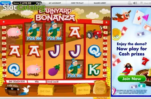 Οθόνη9. Barnyard Bonanza (Gamesys) Κουλοχέρης