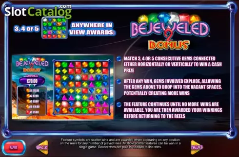 Οθόνη3. Bejeweled 2 Κουλοχέρης