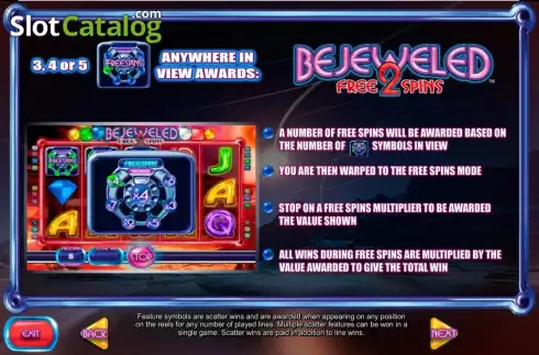 Οθόνη5. Bejeweled 2 Κουλοχέρης