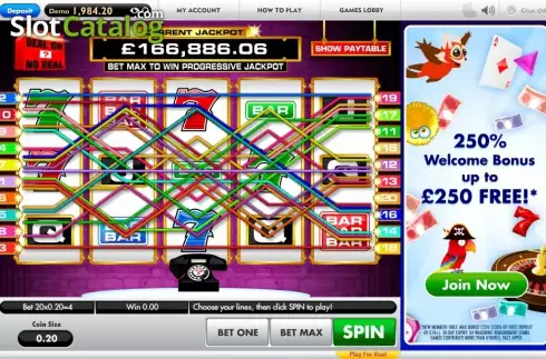 Οθόνη4. Deal or No Deal (Gamesys) Κουλοχέρης 