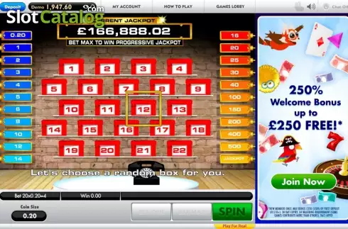 Οθόνη6. Deal or No Deal (Gamesys) Κουλοχέρης 