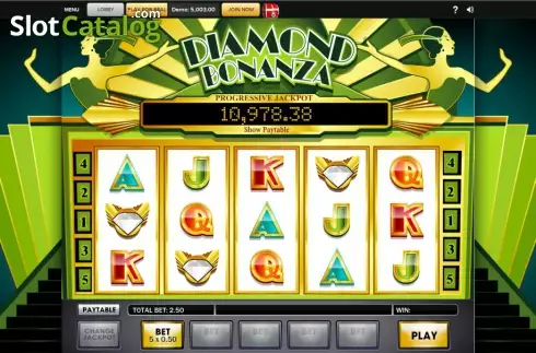Οθόνη2. Diamond Bonanza (Roxor Gaming) Κουλοχέρης