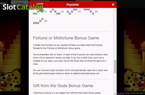 Οθόνη9. Fortune Temple Κουλοχέρης