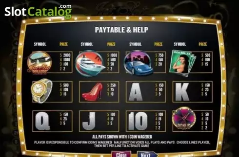 Οθόνη5. Jet Set Rollers Κουλοχέρης