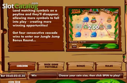 Οθόνη3. Jungle Jump Κουλοχέρης