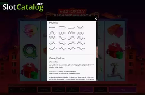 Οθόνη4. Monopoly Paradise Mansion Κουλοχέρης 