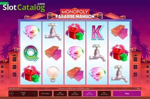 Οθόνη5. Monopoly Paradise Mansion Κουλοχέρης 
