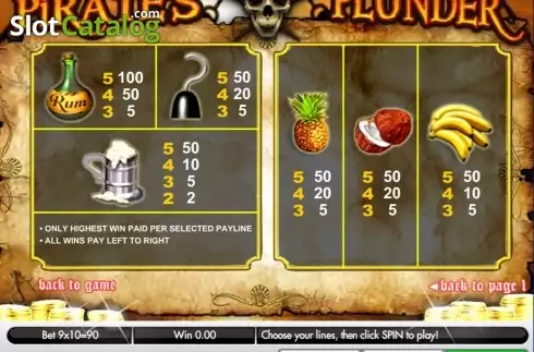 Οθόνη3. Pirate's Plunder (Gamesys) Κουλοχέρης
