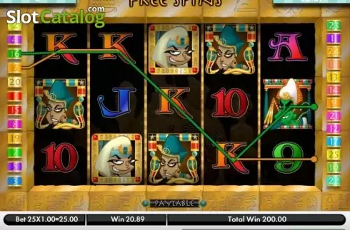 Οθόνη7. Secret of the Pharaoh's Chamber Κουλοχέρης 
