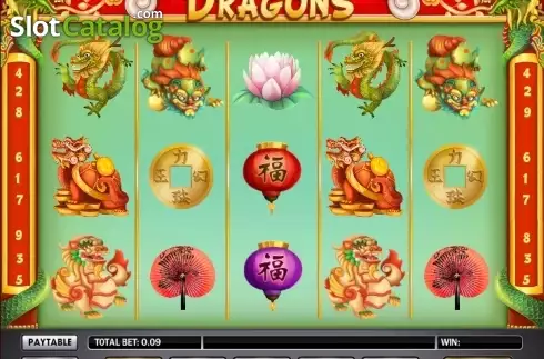 Οθόνη2. Spinning Dragons Κουλοχέρης