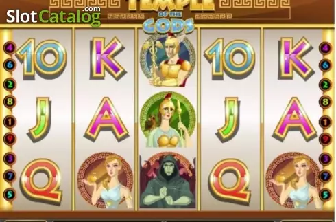 Οθόνη2. Temple of the Gods (Gamesys) Κουλοχέρης 