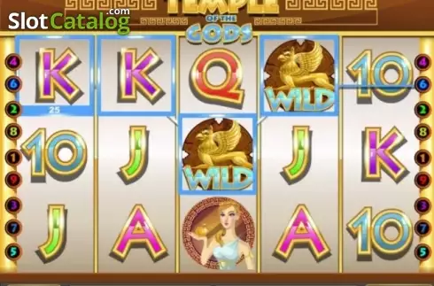 Οθόνη3. Temple of the Gods (Gamesys) Κουλοχέρης 