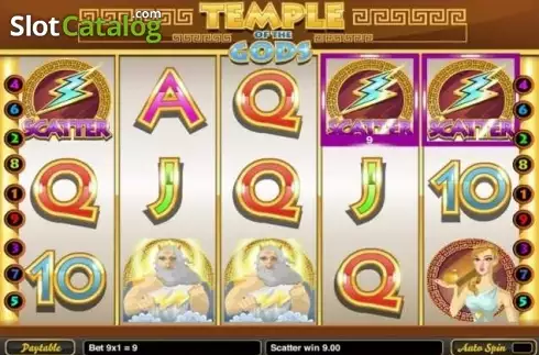 Οθόνη4. Temple of the Gods (Gamesys) Κουλοχέρης 
