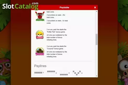 Οθόνη7. Tiki Island (Gamesys) Κουλοχέρης