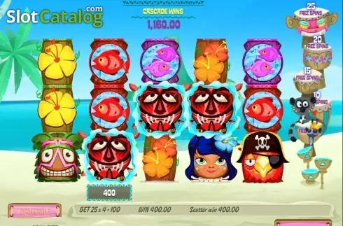 Οθόνη 5. Tiki Totems Κουλοχέρης