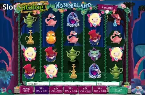 Οθόνη2. Wonderland (Gamesys) Κουλοχέρης