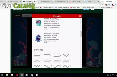 Οθόνη7. Wonderland (Gamesys) Κουλοχέρης