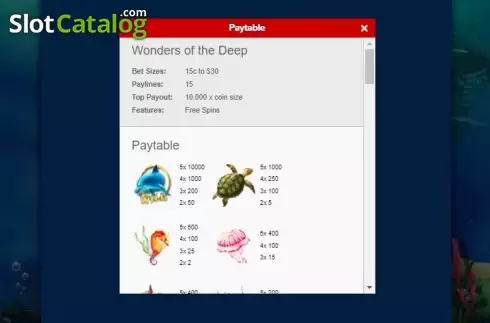 Οθόνη5. Wonders of the Deep Κουλοχέρης 