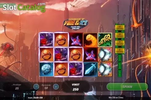 Οθόνη3. Guardians of Fire and Ice (Gamesys) Κουλοχέρης