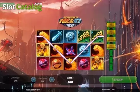Οθόνη4. Guardians of Fire and Ice (Gamesys) Κουλοχέρης